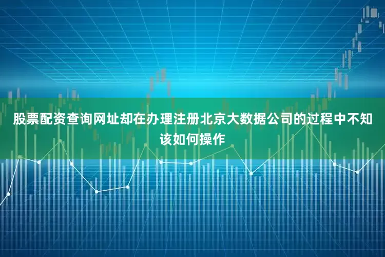 股票配资查询网址却在办理注册北京大数据公司的过程中不知该如何操作